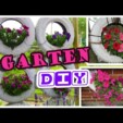 DiY Blumen Autoreifen / Sichtschutz tolle Garten Idee