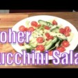 Zucchini Salat schnell und lecker